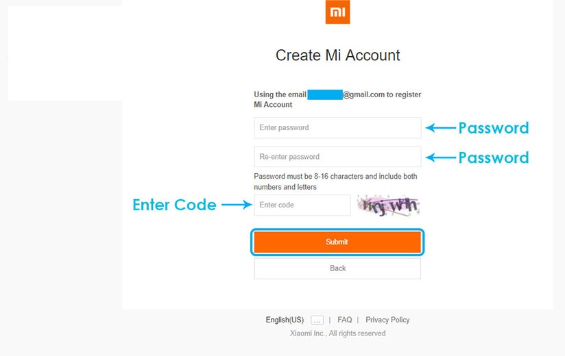 Cách tạo tài khoản Mi của Xiaomi dễ dàng 3